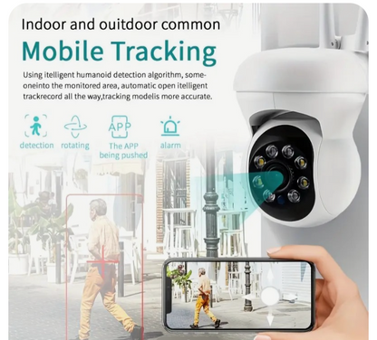 2MP 5G WiFi Outdoor Surveillance Camera with Night Vision