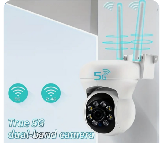2MP 5G WiFi Outdoor Surveillance Camera with Night Vision
